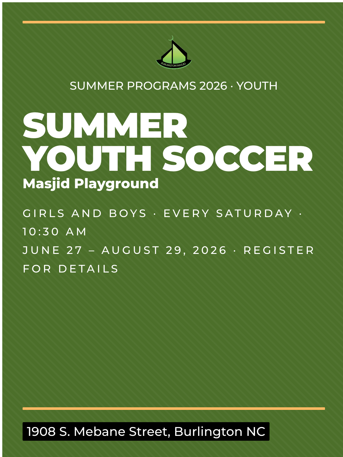 Summer Youth Soccer
